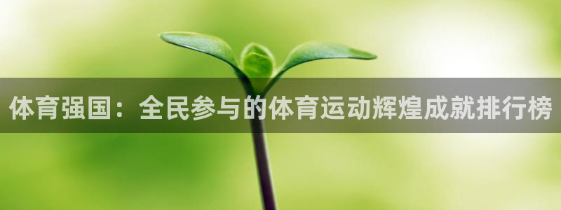 风速体育nba直播：体育强国：全民参与的体育运动辉煌成就排行榜